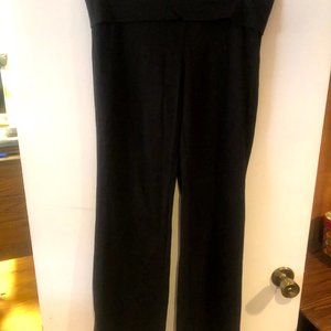 Pink Fold Over Yoga Pants